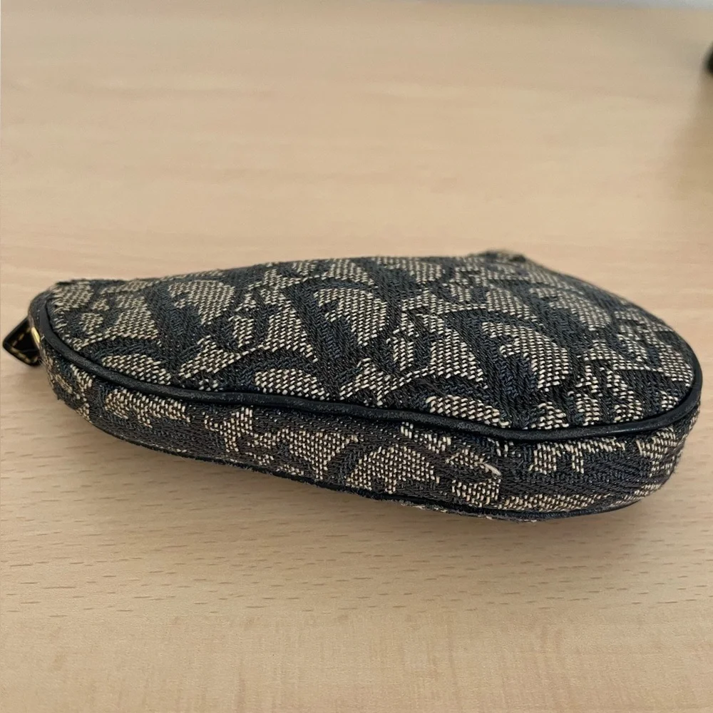 Christian Dior Trotter Coin Purse Oblique Saddle Vintage - Picture 4 of 15